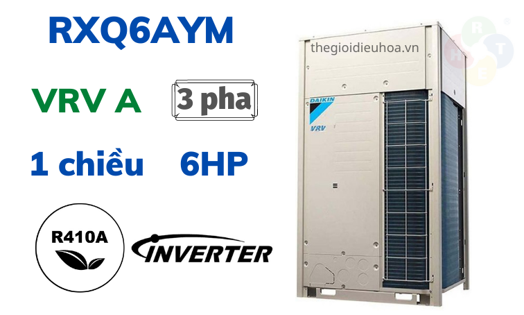 Dàn Nóng Daikin Loại VRV A 1 Chiều RXQ6AYM