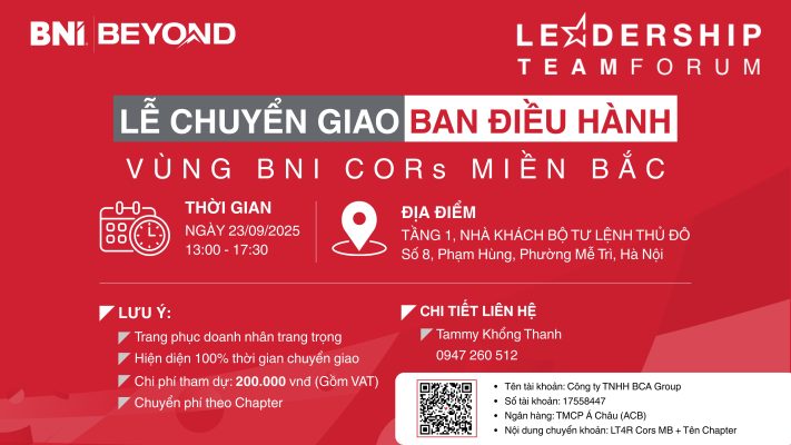 BNI Action Chapter Tại LT4R
